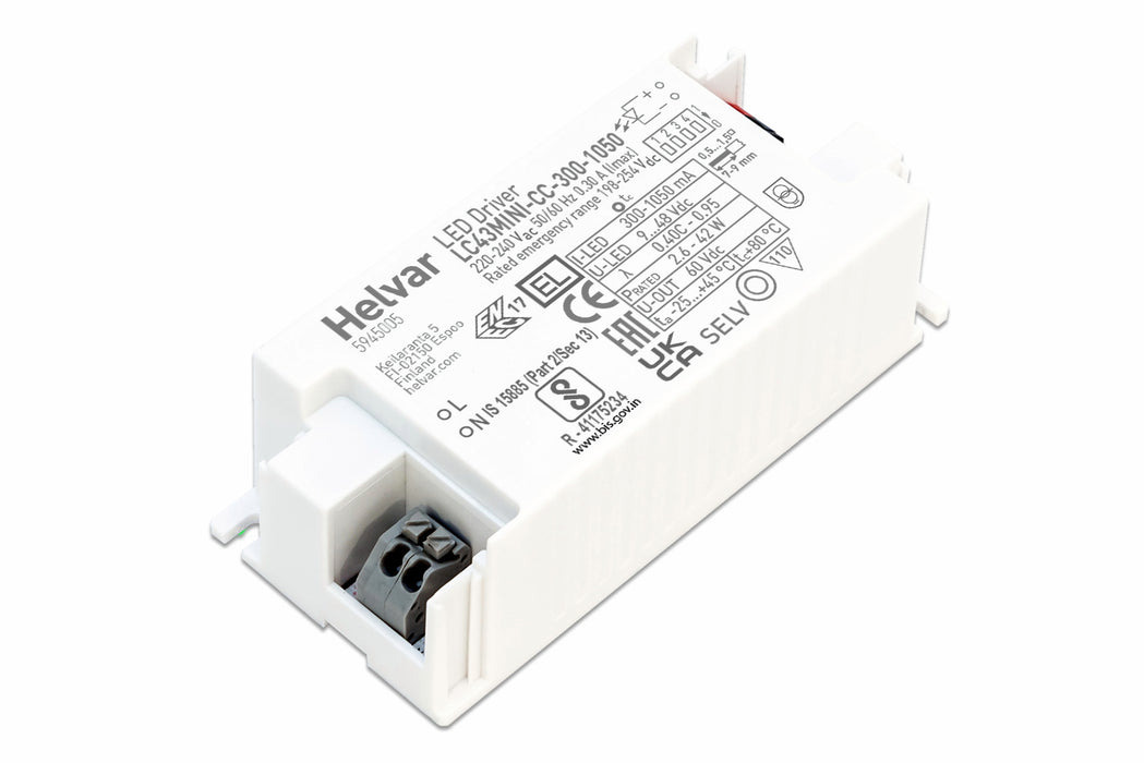 Helvar LC43MINI-CC-300-1050 5945005 Constant Current LED Driver