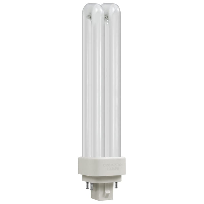 Crompton LDE18CW LED CFL Double Turn DE Type - 6W - 4000K - G24Q