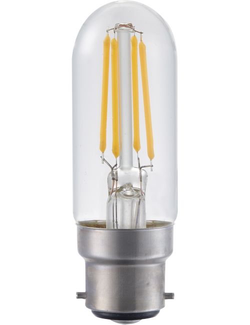 SPL LED Ba22d Filament Tube T30x90mm 230V 400Lm 35W 2700K 827 360° AC Clear Dimmable 2700K Dimmable - LF229035422