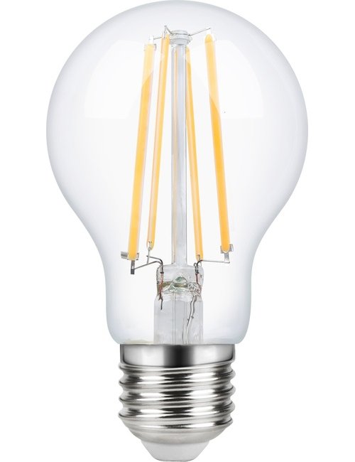 SPL LED E27 Filament GLS A60x104mm 230V 806Lm 73W 2700K 827 360° AC Clear Dimmable 2700K Dimmable - L276080827-1
