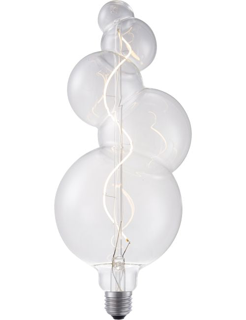 SPL LED E27 Filament XXL FleX Bubble-5 125x325mm 230V 190Lm 4W 2200K 922 360° AC Clear Dimmable 2200K Dimmable - LF023911309