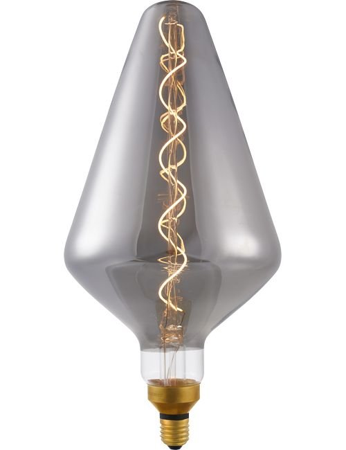 SPL LED E27 Filament XXL FleX Cone 200x408mm 230V 140Lm 6W 2200K 822 360° AC Smoke Dimmable 2200K Dimmable - LF023911603