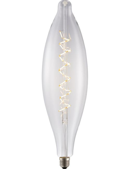 SPL LED E27 Filament XXL Spiral CT120x440mm 230V 470Lm 6W 2500K 925 360° AC Clear Dimmable 2500K Dimmable - LF023899702