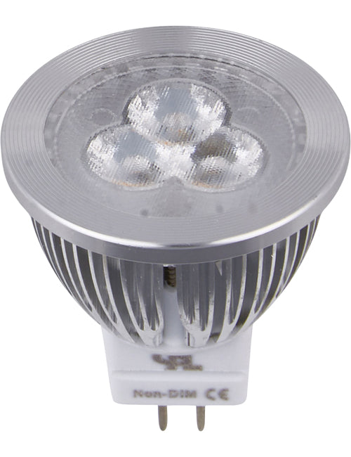 SPL LED GU4 MR11 35x42mm 12V 219Lm 3W 4000K 840 30° AC/DC Non-Dimmable 4000K Non-Dimmable - 021126400