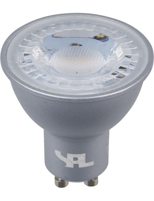 SPL LED GU10 MR16 50x55mm 230V 380Lm 7W 2200K 822 46° AC Silver Dimmable 2200K Dimmable - L641738722