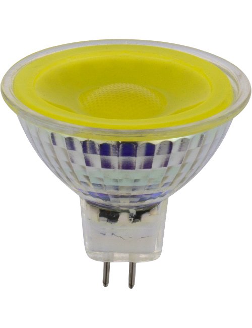 SPL LED GU53 MR16 Glass 50x475mm 12V 5W 38° AC/DC Yellow Non-Dimmable K Non-Dimmable - L642790594
