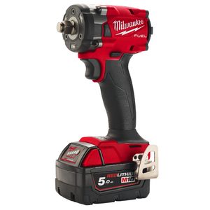 MILWAUKEE M18 FUEL 3/8 INCH COMPACT IMPACT WRENCH WITH FRICTION RING KIT - M18FIW2F38-502X