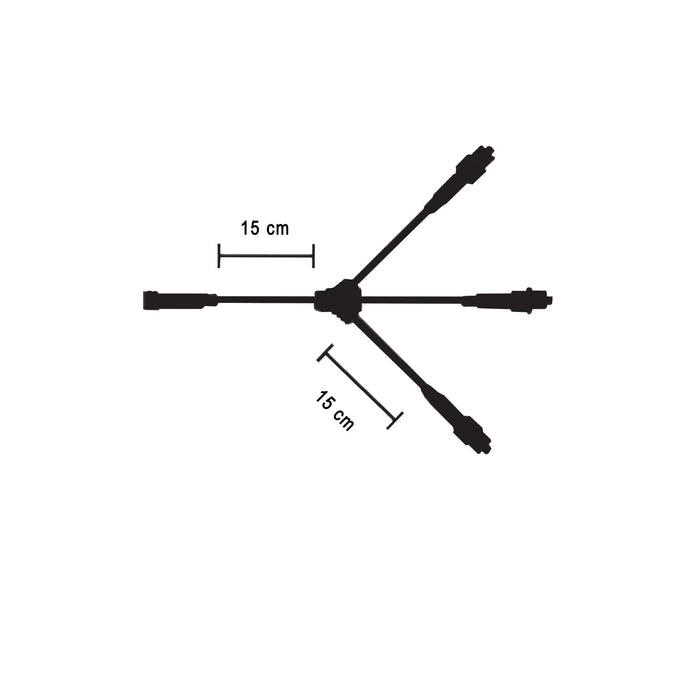 Bailey MKI002125 - QuickFix LV+ Divider 3 Black Bailey Bailey - The Lamp Company