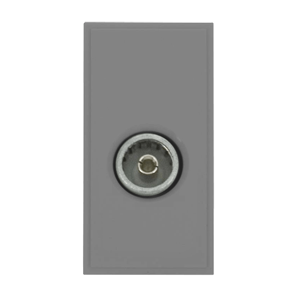 Scolmore MM410GY Single Female Coaxial Module