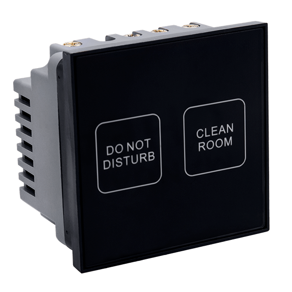 Scolmore MM602BK New Media Hotel Touch & Indicator Illuminated Module - Black