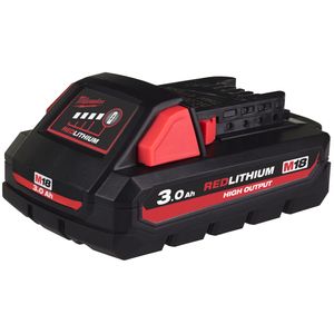 MILWAUKEE M18 RED LITHIUM HIGH OUTPUT 3.0 AH BATTERY - M18HB3