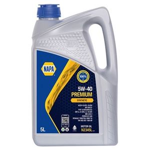 NAPA 5W-40 PREMIUM FULLY SYNTHETIC ENGINE OIL 5L - N2345L