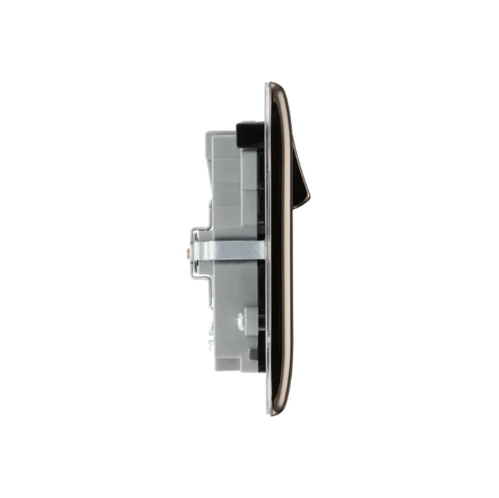 BG Nexus NBN22UAC30B Black Nickel 13A Switched USB Socket with Type A & Type C 4.2A - DISCONTINUED
