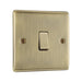 BG Nexus NAB12 Metal Antique Brass Light 1 Gang 2 Way Switch Bg Nexus Metal - Antique Brass BG - Sparks Warehouse
