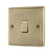BG Nexus NAB12 Metal Antique Brass Light 1 Gang 2 Way Switch Bg Nexus Metal - Antique Brass BG - Sparks Warehouse