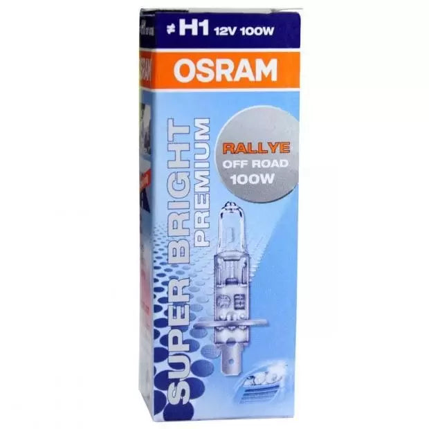 Osram 62200SBP  2600 ±10% lm Halogen P14.5s 100w H1 (448)   Halogen Bulb
