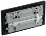 BG Evolve - PCDMB22U3B - Matt Black (Black) Double Switched 13A Power Socket + 2 X USB (3.1A) BG - Evolve - Screwless Matt Black BG - Sparks Warehouse