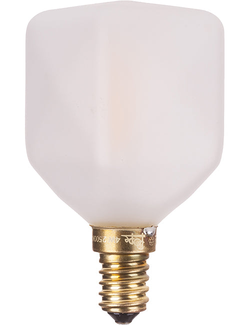 Pope Pope LED E14 Fila Cube SD45x82mm 230V 250Lm 4W 2500K 925 Frosted Dim 2500K Dimmable - LF0238001SB