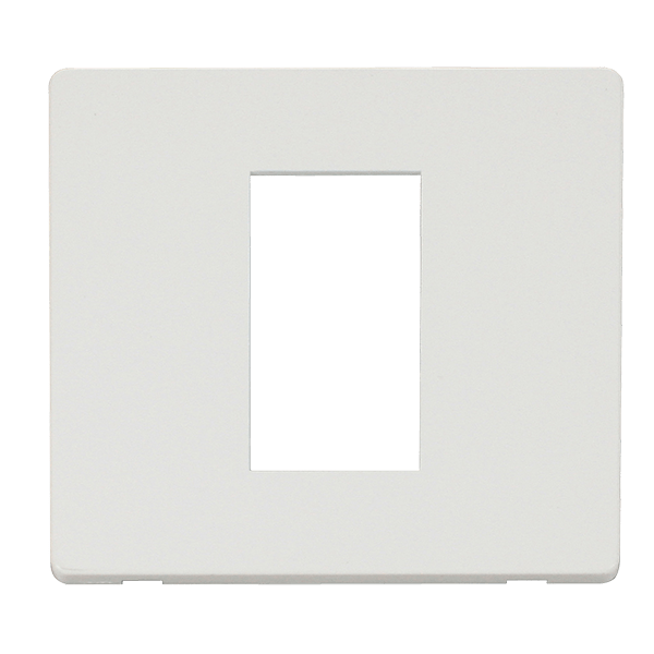 Scolmore SCP310MW 1G SINGLE MEDIA MOD PLATE - MW