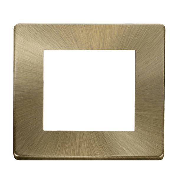 Scolmore SCP311AB 1G TWIN MEDIA MOD PLATE - AB