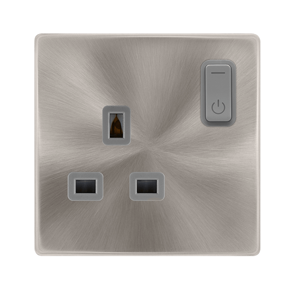 Scolmore SFBS30035GY 13A 1G RF SMART SOCKET DEFINITY BS GY