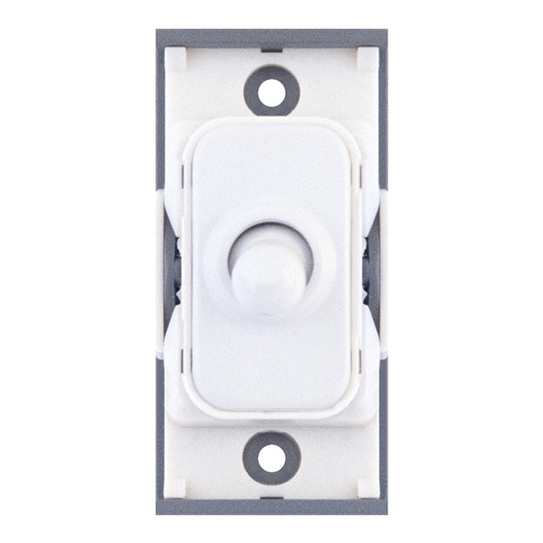 Selectric SGRID360-334 10 Amp Intermediate Toggle Switch Module – Matt White with White Insert (Copy)