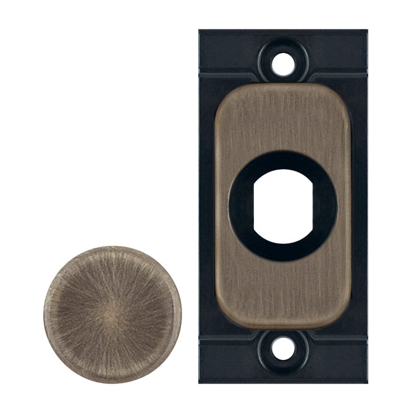 Selectric SGRID343 Antique Brass Grid Dimmer Adaptor Plate