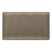 Selectric 5M-Plus Antique Brass 2 Gang Blank Plate