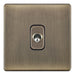 Selectric 5M-Plus Antique Brass 1 Gang 10A Intermediate Toggle Switch