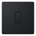 Selectric 5M-Plus Matt Black 1 Gang 10A Intermediate Switch with Black Insert