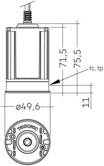 Tridonic 28001935 - LED Luminaire module SLA AC 50mm 700lm 927 36D SNC – Replaces 50 W MR16 /GU10 Halogen