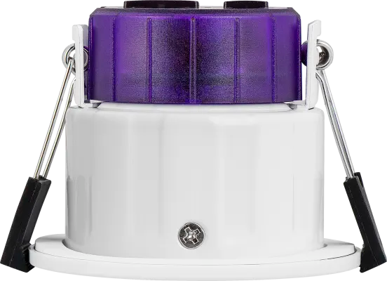 Luceco UTA6WD2W F-Type Ultra 6W Power Change & CCT Change Fire Rated IP20 Adjustable Dim2Warm Dimmable Downlight