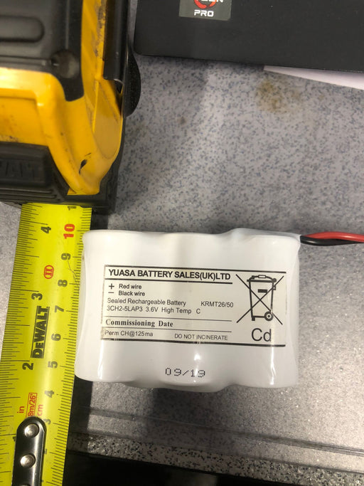 3/1C2-8A-AMP Similar to the 3CH2-5LAP3 Emergency Batteries YUASA - Easy Control Gear