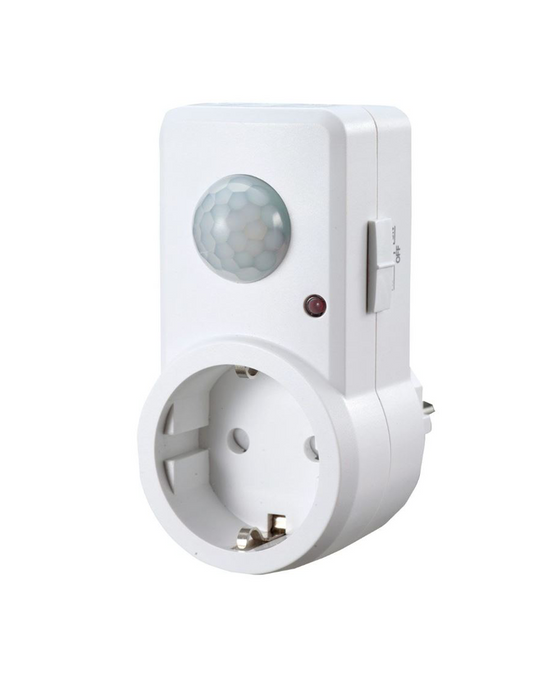 Thorgeon - 02042 Plug-in socket adaptor with PIR motion sensor, 16A, 250V
