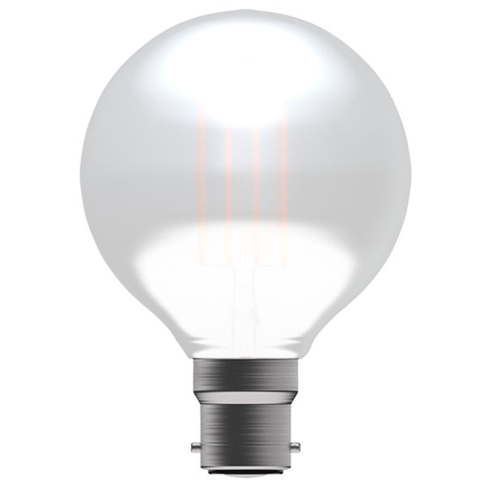 Bell Lamp, LED Filament Opal Globe BC B22, 4W 470lm 240V, 2700K - 60156