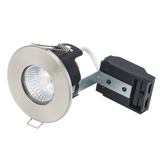 Bell Downlight, Fireproof, 6W 240V, Satin Nickel - 10661