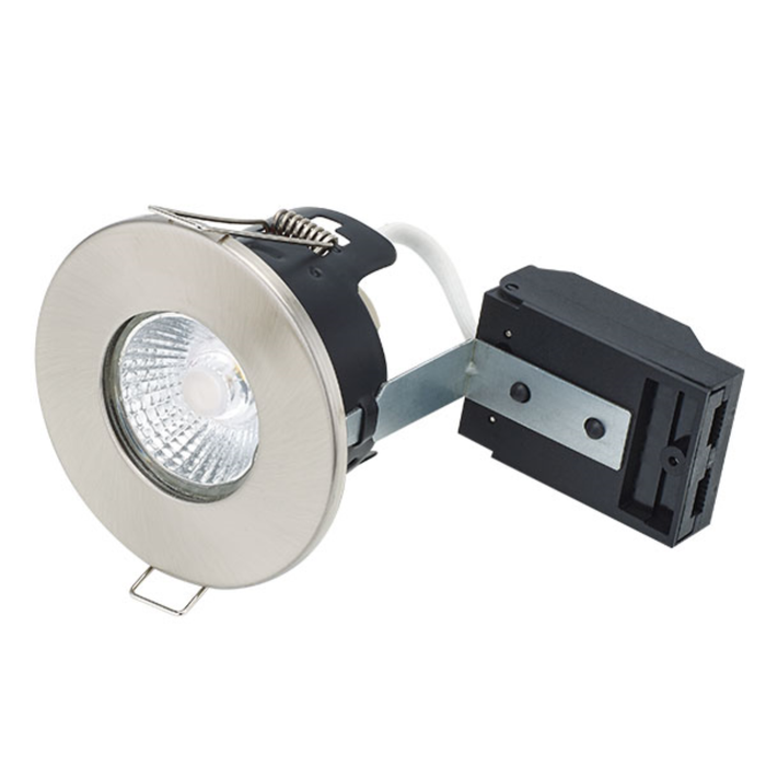 Bell Downlight, Fireproof, 6W 240V, Satin Nickel - 10661
