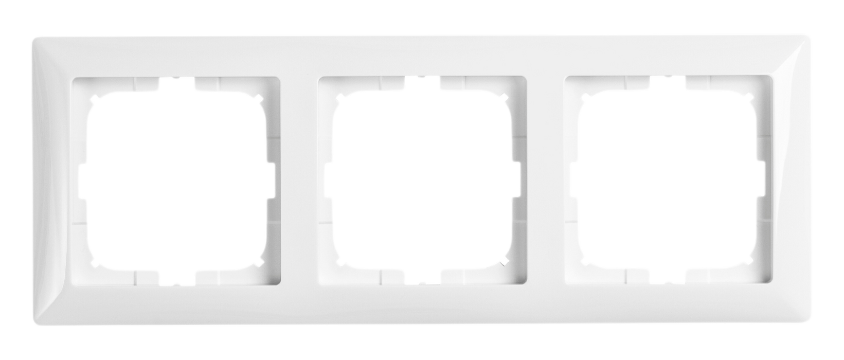 Patron - AB03W Cover Frame 3V Basic 55 White