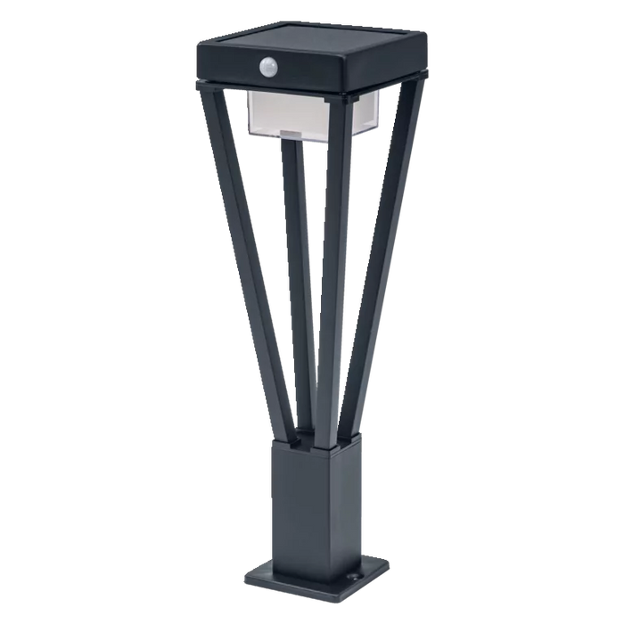 ENDURA Style Solar Bouquet 50cm Post Sensor 6W Black