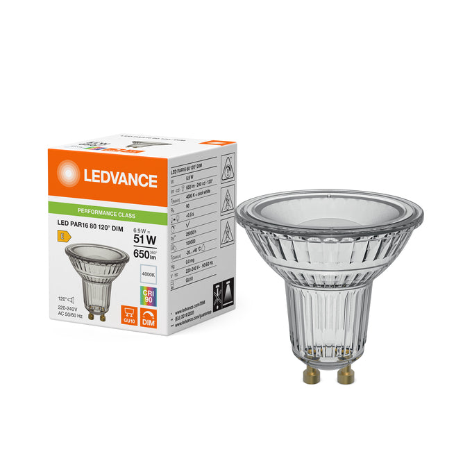 Ledvance LED PAR16 80 120° DIM P 6.9W 940 GU10 AC70568