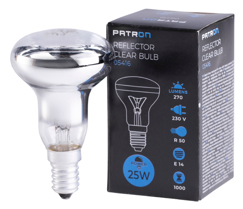 Patron - 05416 Reflector Bulb E14 25W R50 230V CL