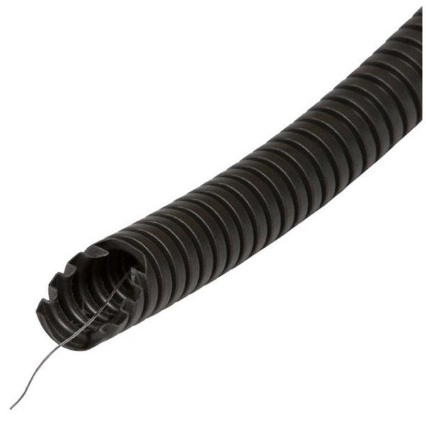 Thorgeon - 15053 Pliable Corrugated Conduit with Pulling Wire 50m 16mm 320N Black