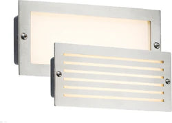 230V IP54 5W White LED Recessed Brick Light - Brushed Steel Fascia BLED5SW led brick lights Knightsbridge - Easy Control Gear