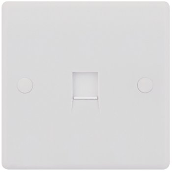 Selectric Smooth 1 Gang RJ45 Socket