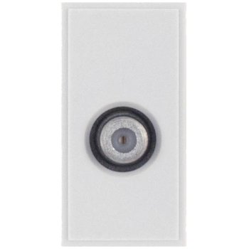 Selectric White Non-Isolated F-Type Satellite Module with Faraday Cage