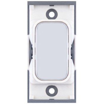 Selectric GRID360 Polished Chrome Blank Module with White Insert
