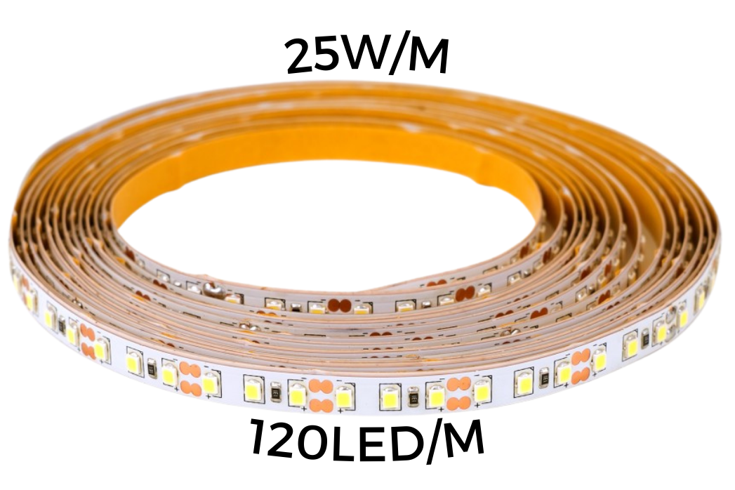Thorgeon - 16030 LED strip 25W/m 120led/m 12V IP20 4000K 2564Lum/m 60'000h CRI>90 (5m)