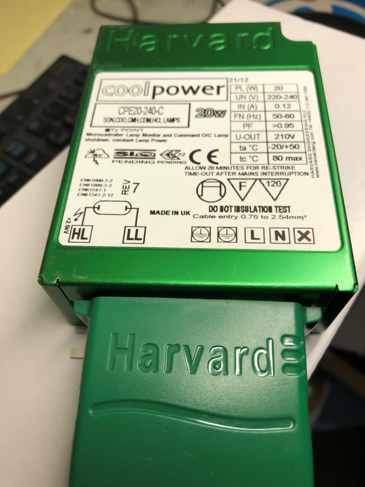 Harvard CPE20-240-C 20W Son/CDO/CMH/CDM/HCI Electronic Ballast