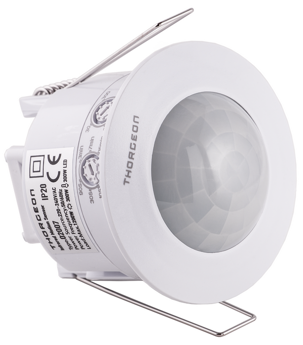 Thorgeon - 02007 PIR Motion Sensor 6m max800W IP20 white