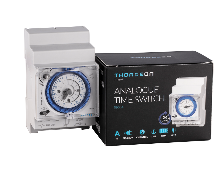 Thorgeon - 18004 Analogue Time Switch 2-Channel
